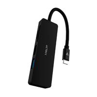 HUB ACTECK GATE 5 DH640 / USB C / 4 PUERTOS / USB A - HDMI - LECTOR DE MEMORIAS / 10 CM / NEGRO / AC-934633 HUB ACTECK GATE 5 DH640 / USB C / 4 PUERTOS / USB A - HDMI - LECTOR DE MEMORIAS / 10 CM / NEGRO / AC-934633